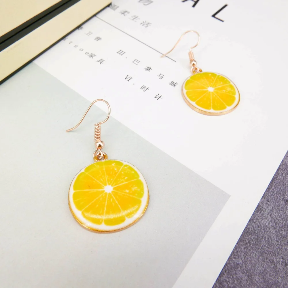Creative Art Acrylic Cute Fruit Earrings Strawberry Tomato Kiwi Orange Cucumber Cartoon Lovely Summer Earrings For Girl Jewelry 
Creative Art Acrylic Cute Fruit Earrings Strawberry Tomato Kiwi Orange Cucumber Cartoon Lovely Summer Earrings For Girl Jewelry