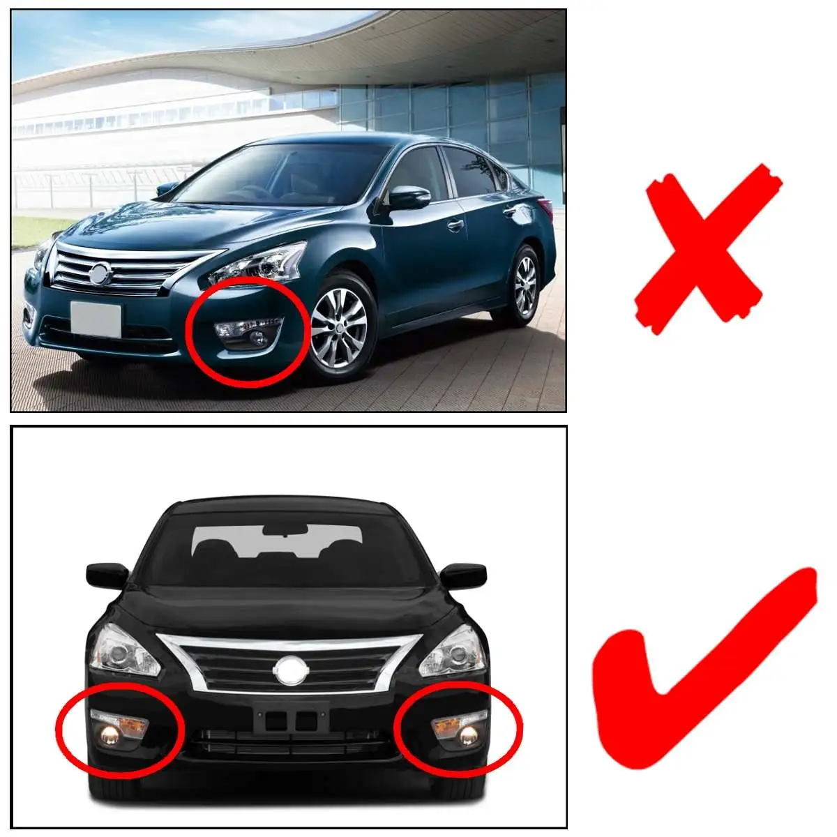 2PCS Car Front Fog Light Frame Covers Trim Fit for Nissan Altima/Teana L33 Pre-facelift 2013-2015 Accessories
2PCS Car Front Fog Light Frame Covers Trim Fit for Nissan Altima/Teana L33 Pre-facelift 2013-2015 Accessories