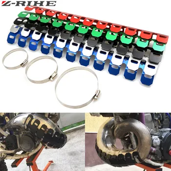 49CM Motorcycle Exhaust Muffler Pipe Leg Protector Heat Shield Cover For SUZUKI RM RMZ RMX DR DRZ DJEBEL 85 125 250 400 XC SB R
49CM Motorcycle Exhaust Muffler Pipe Leg Protector Heat Shield Cover For SUZUKI RM RMZ RMX DR DRZ DJEBEL 85 125 250 400 XC SB R