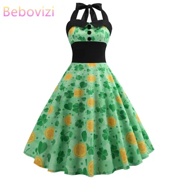 Bebovizi Spaghetti Strap Plus Size 2019 Summer Women Dress Leaf Flower Print Casual Elegant Party Dresses Vintage Green Vestidos
Bebovizi Spaghetti Strap Plus Size 2019 Summer Women Dress Leaf Flower Print Casual Elegant Party Dresses Vintage Green Vestidos