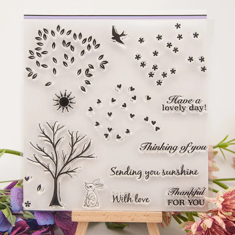 Tree Swallow Rabbit Transparent Clear Silicone Stamp for Seal DIY Scrapbooking Photo Album Decorative Clear Stamp Sheets
Tree Swallow Rabbit Transparent Clear Silicone Stamp for Seal DIY Scrapbooking Photo Album Decorative Clear Stamp Sheets
