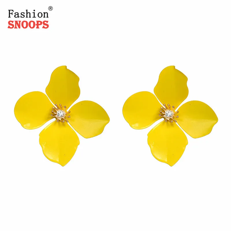 Trendy Fashion Elegant Charming Flower Stud Earring Big Maxi Statement Earring Wedding Jewelry 2019
Trendy Fashion Elegant Charming Flower Stud Earring Big Maxi Statement Earring Wedding Jewelry 2019