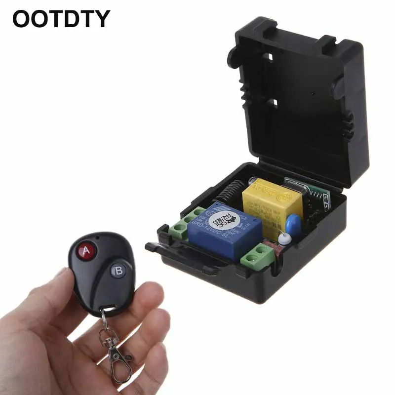 Wireless Remote Control Switch AC 220V 1CH Channel Relay Receiver Module RF Transmitter Garage Door Openers Cars LED Lights
Wireless Remote Control Switch AC 220V 1CH Channel Relay Receiver Module RF Transmitter Garage Door Openers Cars LED Lights