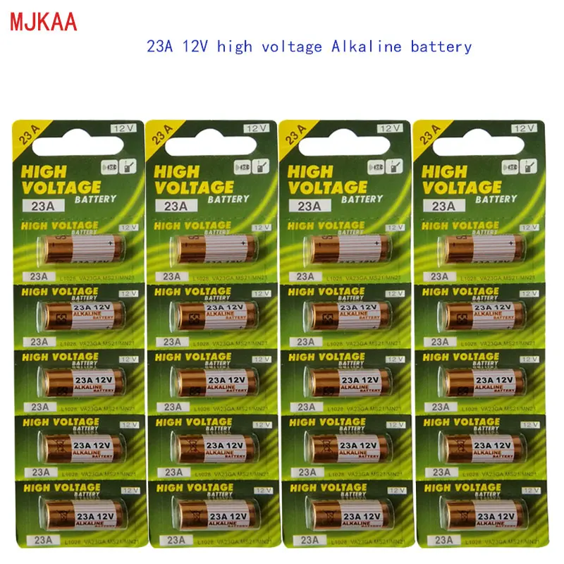 20pcs = 4card 12V 23A A27 Alarm-Remote Dry Alkaline Battery Cells 23AE 27MN High Capacity Car Remote Toys Calculator DoorBell
20pcs = 4card 12V 23A A27 Alarm-Remote Dry Alkaline Battery Cells 23AE 27MN High Capacity Car Remote Toys Calculator DoorBell