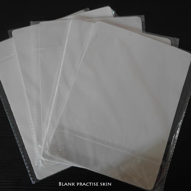 5pcsTattoo Practice Skin Blank Plain 20 x 15cm Practice Skin Sheet For Needle Machine permanent makeup practice skin learner use
5pcsTattoo Practice Skin Blank Plain 20 x 15cm Practice Skin Sheet For Needle Machine permanent makeup practice skin learner use