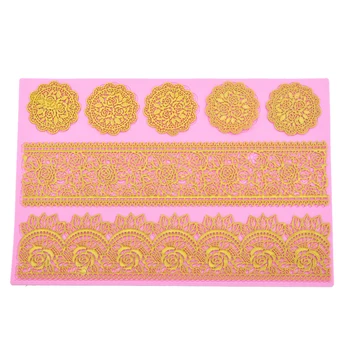 New Lace cake mould flower pattern Sugarcraft Silicone Mat Baking Fondant Cake Tool Mould Chocolate Mold New Lace
New Lace cake mould flower pattern Sugarcraft Silicone Mat Baking Fondant Cake Tool Mould Chocolate Mold New Lace