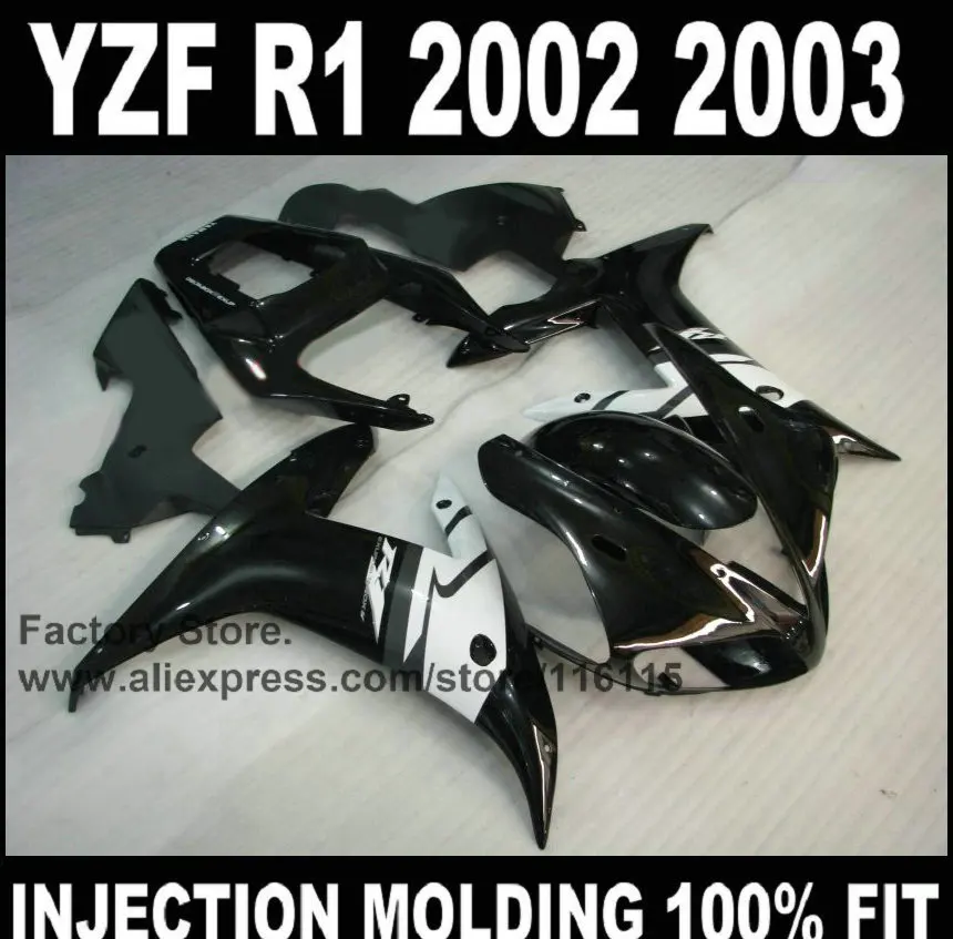 MOTOMARTS 100% Full injection mold fairings kits for YAMAHA YZF R1 2002 2003 R1 02 03 black white ABS fairing parts
MOTOMARTS 100% Full injection mold fairings kits for YAMAHA YZF R1 2002 2003 R1 02 03 black white ABS fairing parts
