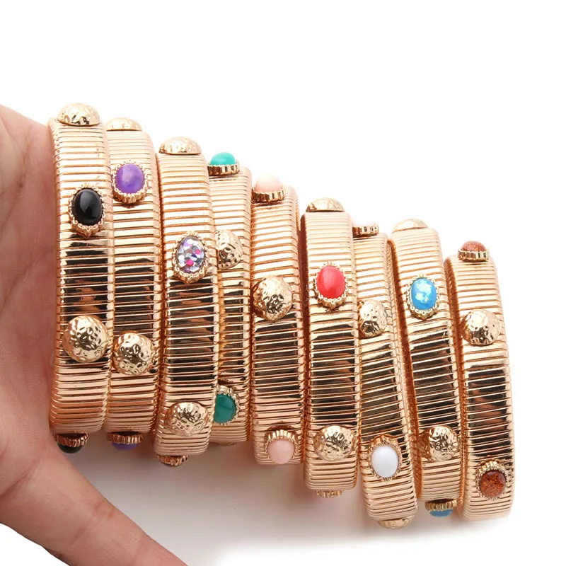 NeeFuWoFu 12mm Spring chain Bracelet Copper Natural stone Bracelets Bohemia de Madera Pulseira Bracelet wholesale
NeeFuWoFu 12mm Spring chain Bracelet Copper Natural stone Bracelets Bohemia de Madera Pulseira Bracelet wholesale