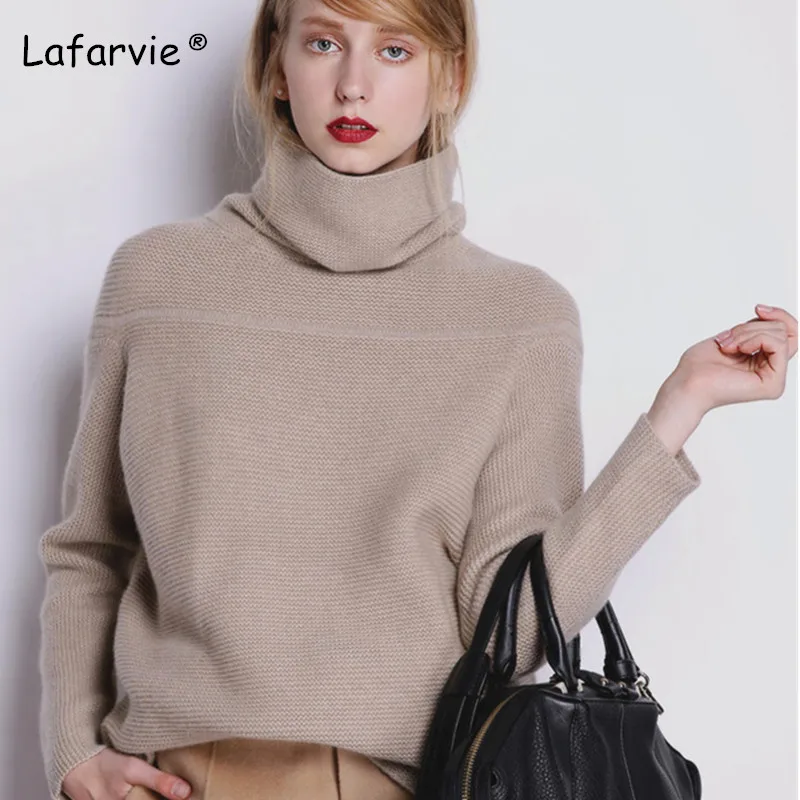 Lafarvie Loose Turtleneck Autumn Winter Sweater Women Thick Warm Pullover and Sweater Soft Long Sleeves Jumper Femme Pull 4Color
Lafarvie Loose Turtleneck Autumn Winter Sweater Women Thick Warm Pullover and Sweater Soft Long Sleeves Jumper Femme Pull 4Color
