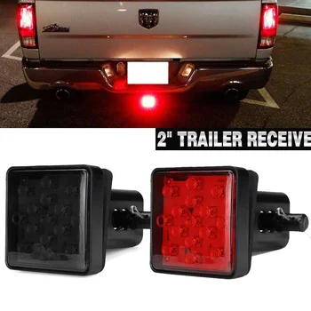 15LED Car Brake Light Fit 2" Receiver Trailer Hitch Receiver Cover Tube Towing with Stop Tail Light Truck Trailer Hitch Cover
15LED Car Brake Light Fit 2" Receiver Trailer Hitch Receiver Cover Tube Towing with Stop Tail Light Truck Trailer Hitch Cover