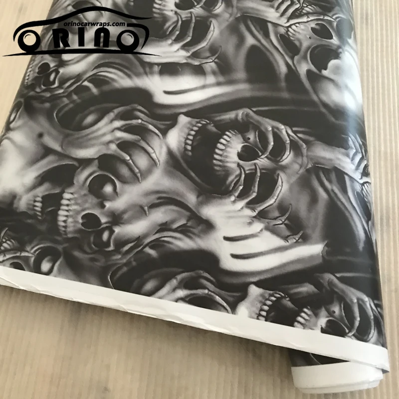 Skull Car Sticker Vinyl Film-12