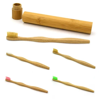 Bamboo Tube Charcoal Toothbrush Natural Fiber Ultra Soft Bamboo Charcoal Brush Teeth Cleaning With Bottle 
Bamboo Tube Charcoal Toothbrush Natural Fiber Ultra Soft Bamboo Charcoal Brush Teeth Cleaning With Bottle