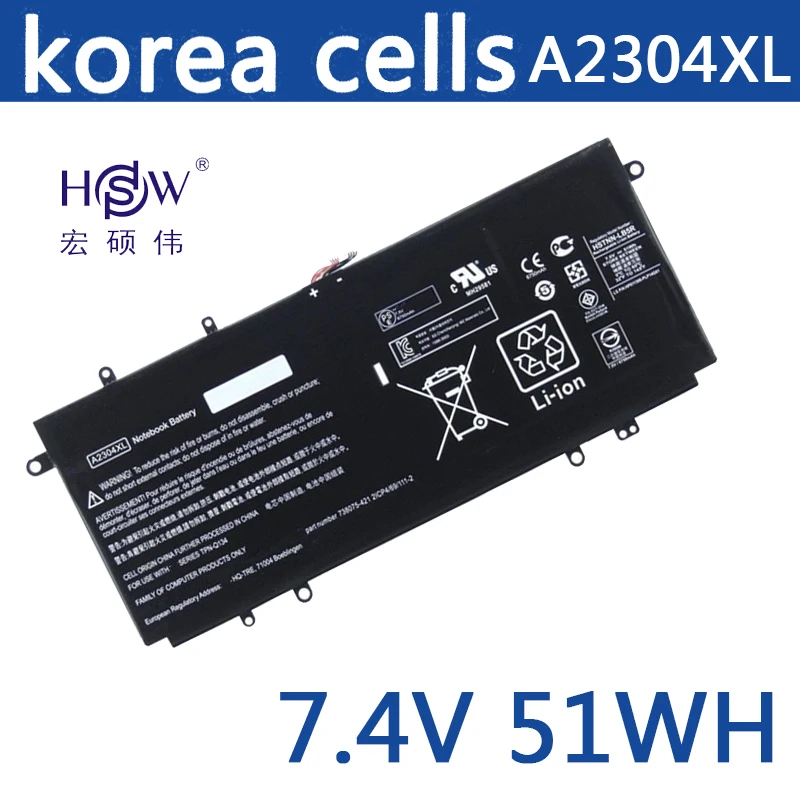 New For HP Chromebook 14 14-q049wm Genuine A2304XL HSTNN-LB5R Battery 738392-005 laptop A2304XL
New For HP Chromebook 14 14-q049wm Genuine A2304XL HSTNN-LB5R Battery 738392-005 laptop A2304XL