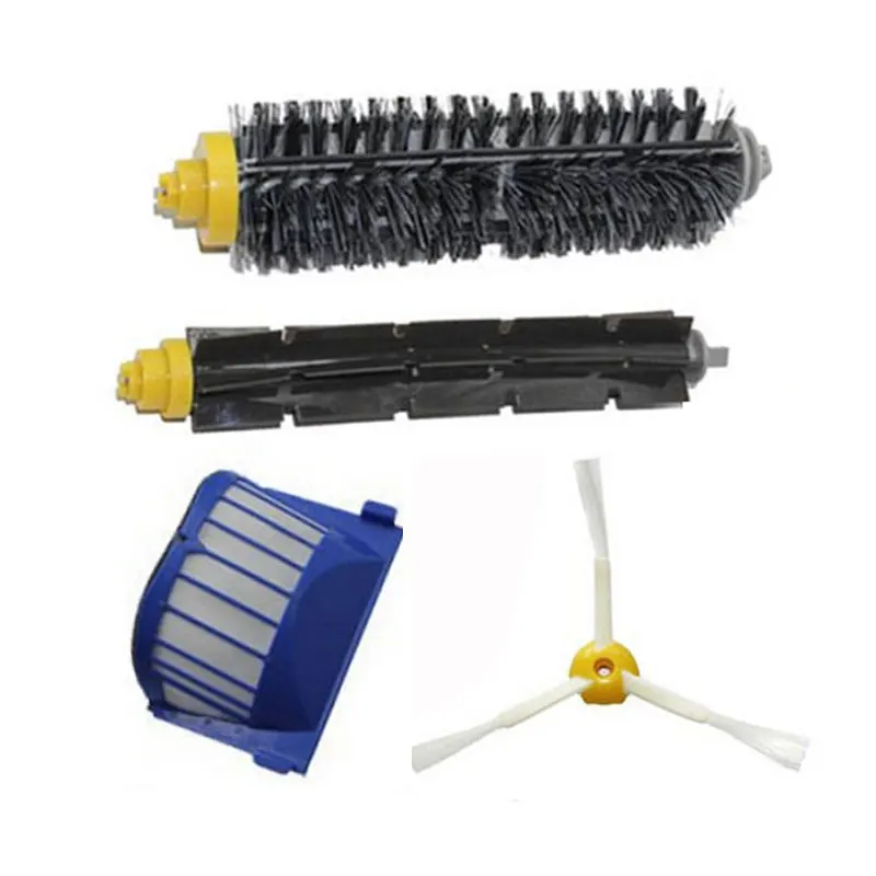 High Quality 1 Blue AeroVac Filter + 1 set main Brush kit +1 Side Brush for iRobot Roomba 600 Series 610 620 630 650 660
High Quality 1 Blue AeroVac Filter + 1 set main Brush kit +1 Side Brush for iRobot Roomba 600 Series 610 620 630 650 660