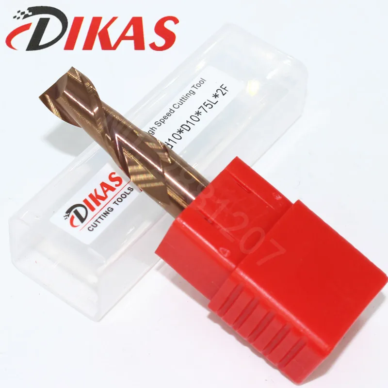 Dikas 55HRC d10*D10*75L*2F material Carbide Square Flatted End Mill 2 flute 10mm coating nano use for High-speed milling machine
Dikas 55HRC d10*D10*75L*2F material Carbide Square Flatted End Mill 2 flute 10mm coating nano use for High-speed milling machine
