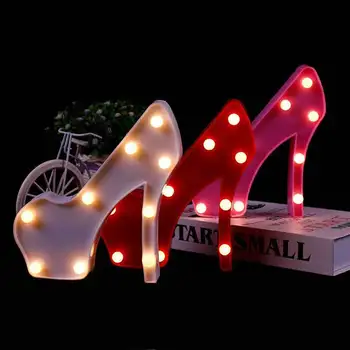 Lanpulux Red High-heeled Shoes Night Lights Romantic Photography Props Wall Hanging Lamp Desktop Decor Light Fixtures Luminaria
Lanpulux Red High-heeled Shoes Night Lights Romantic Photography Props Wall Hanging Lamp Desktop Decor Light Fixtures Luminaria