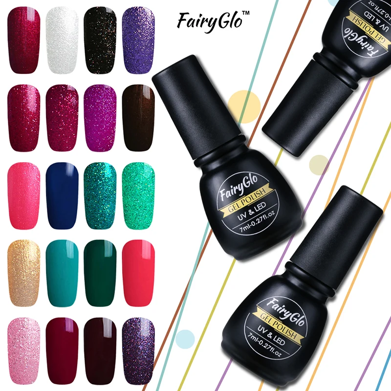 FairyGlo 7ML UV Nail Gel Polish Lucky Lacquer Soak Off Gel Polish Hybrid Varnish Semi Permanent Stamping Enamel Paint Gellak
FairyGlo 7ML UV Nail Gel Polish Lucky Lacquer Soak Off Gel Polish Hybrid Varnish Semi Permanent Stamping Enamel Paint Gellak