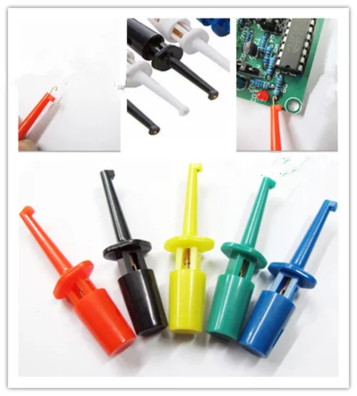200Pcs/lot 1.7'' Multimeter Lead Wire Kit Test Hook Clip Grabbers Test Probe SMT/ SMD IC D20 Cable Welding
200Pcs/lot 1.7'' Multimeter Lead Wire Kit Test Hook Clip Grabbers Test Probe SMT/ SMD IC D20 Cable Welding