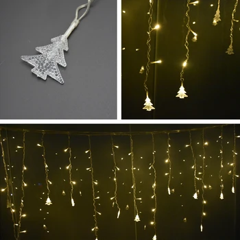 Curtain lights string LED pendant Snowflake icy light Outdoor Decoration 3.5 Meter Droop Led Curtain Icicle String Lights
Curtain lights string LED pendant Snowflake icy light Outdoor Decoration 3.5 Meter Droop Led Curtain Icicle String Lights