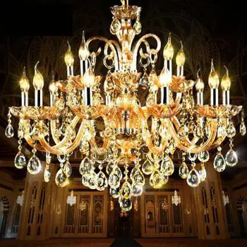 Foyer Antique gold chandeliers LED Crystal lamp for Living Room Bedroom Hanging Lamp led Candle holder light bar Light lustres
Foyer Antique gold chandeliers LED Crystal lamp for Living Room Bedroom Hanging Lamp led Candle holder light bar Light lustres