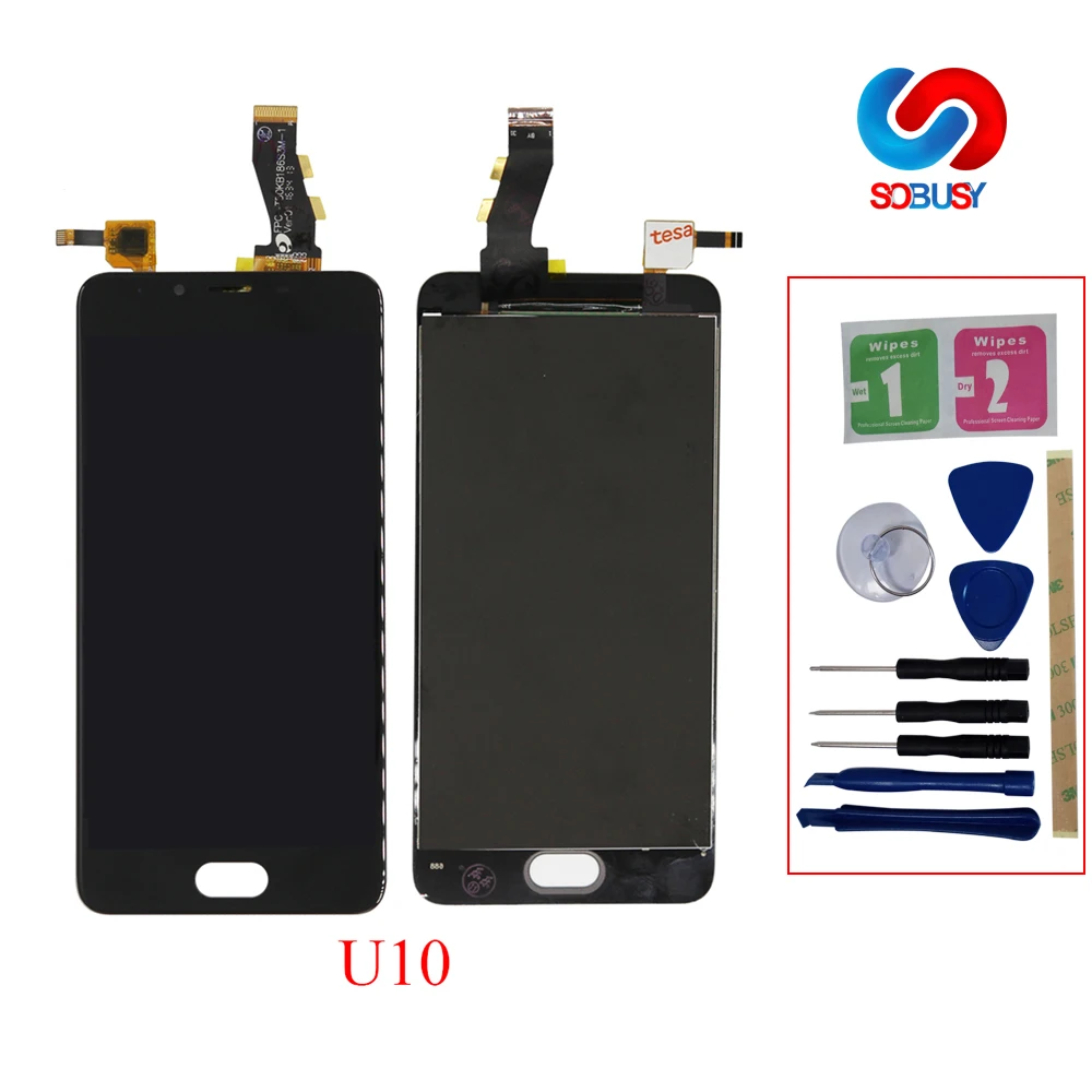 Оригинальный ЖК дисплей для MEIZU U10 сенсорный экран дигитайзер с рамкой Meizu