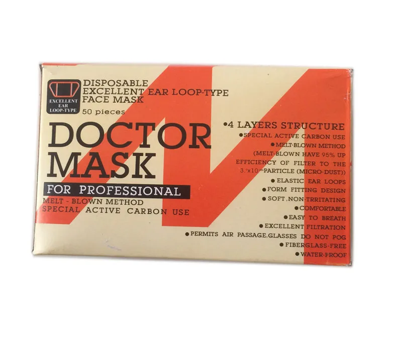 50 Pcs Four-layer Activated Carbon Masks Individually Wrapped Disposable Non-woven Masks Dust And Haze Masks
50 Pcs Four-layer Activated Carbon Masks Individually Wrapped Disposable Non-woven Masks Dust And Haze Masks