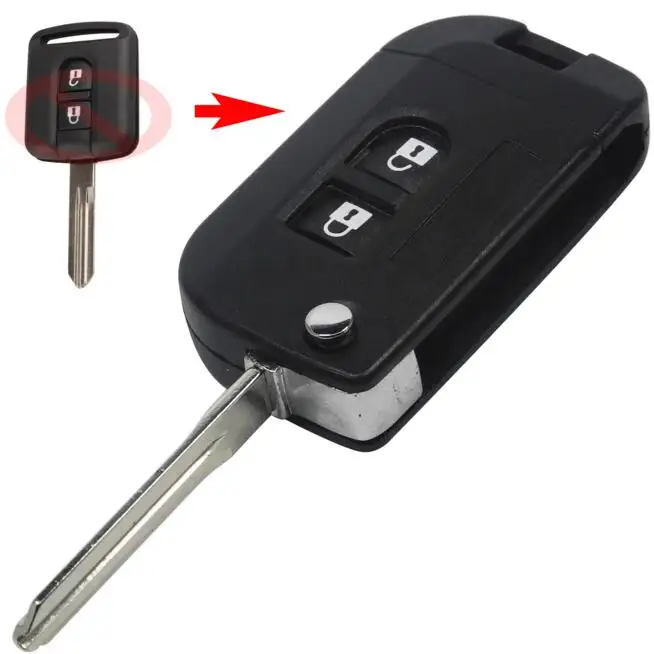 New 2 Buttons Modified Flip Folding Remote Car Key Shell Case Blank For Nissan Micra Note Navara
New 2 Buttons Modified Flip Folding Remote Car Key Shell Case Blank For Nissan Micra Note Navara