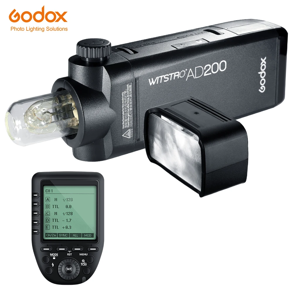 Godox AD200 200Ws TTL GN60 High Speed Sync Pocket Flash + Godox Xpro-C/N/F Transmitter for Canon Nikon Fujifilm Camera Pentax
Godox AD200 200Ws TTL GN60 High Speed Sync Pocket Flash + Godox Xpro-C/N/F Transmitter for Canon Nikon Fujifilm Camera Pentax