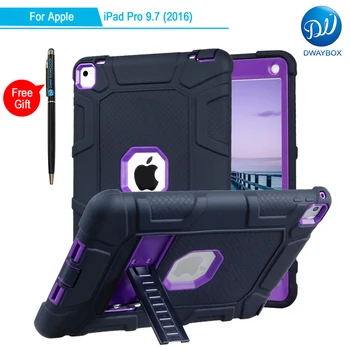 DWAYBOX For Apple iPad Pro 9.7 (2016) 3 In 1 Absorption Combo Hybrid Shockproof Protective Case Cover With Stand Coque Funda
DWAYBOX For Apple iPad Pro 9.7 (2016) 3 In 1 Absorption Combo Hybrid Shockproof Protective Case Cover With Stand Coque Funda