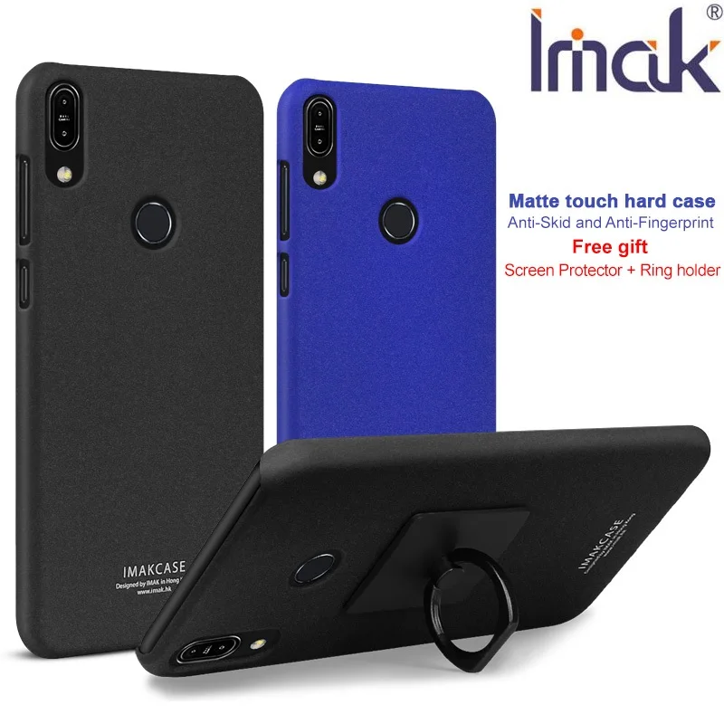IMAK для ASUS Zenfone MAX Pro M1 чехол в ковбойском стиле Матовый Жесткий PC крышка-держатель
