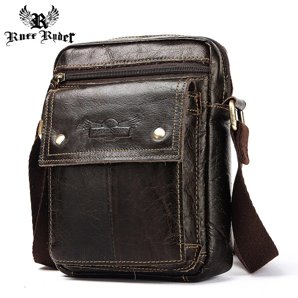RUFF RYDER 100% Cowhide Genuine Leather Men's Shoulder Bags Hot Sale Business Crossbody Casual Bag Male Vintage Messenger Bag
RUFF RYDER 100% Cowhide Genuine Leather Men's Shoulder Bags Hot Sale Business Crossbody Casual Bag Male Vintage Messenger Bag