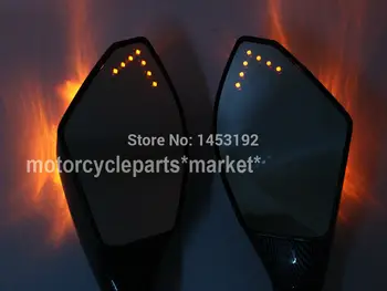 NEW Free Shipping Universal LED Turn Signal Light Rearview Mirror Street bikes Cruiser Scooters BLACK
NEW Free Shipping Universal LED Turn Signal Light Rearview Mirror Street bikes Cruiser Scooters BLACK
