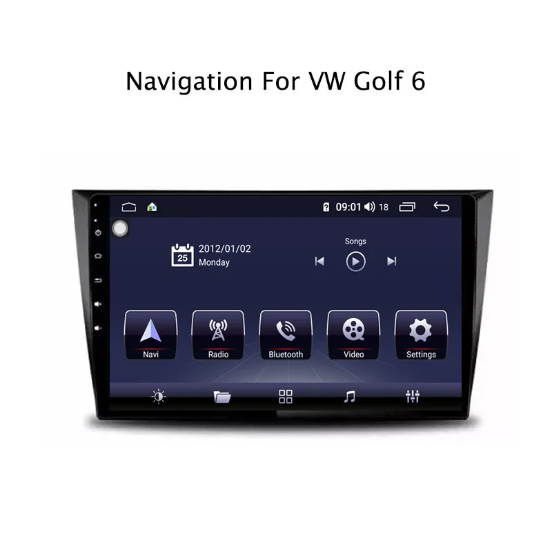 9" Android 8.1 8 core 4G RAM 64G ROM GPS Navigation Car Radio For VW Golf 6 2008-2013,with Carplay/4G LTE
9" Android 8.1 8 core 4G RAM 64G ROM GPS Navigation Car Radio For VW Golf 6 2008-2013,with Carplay/4G LTE