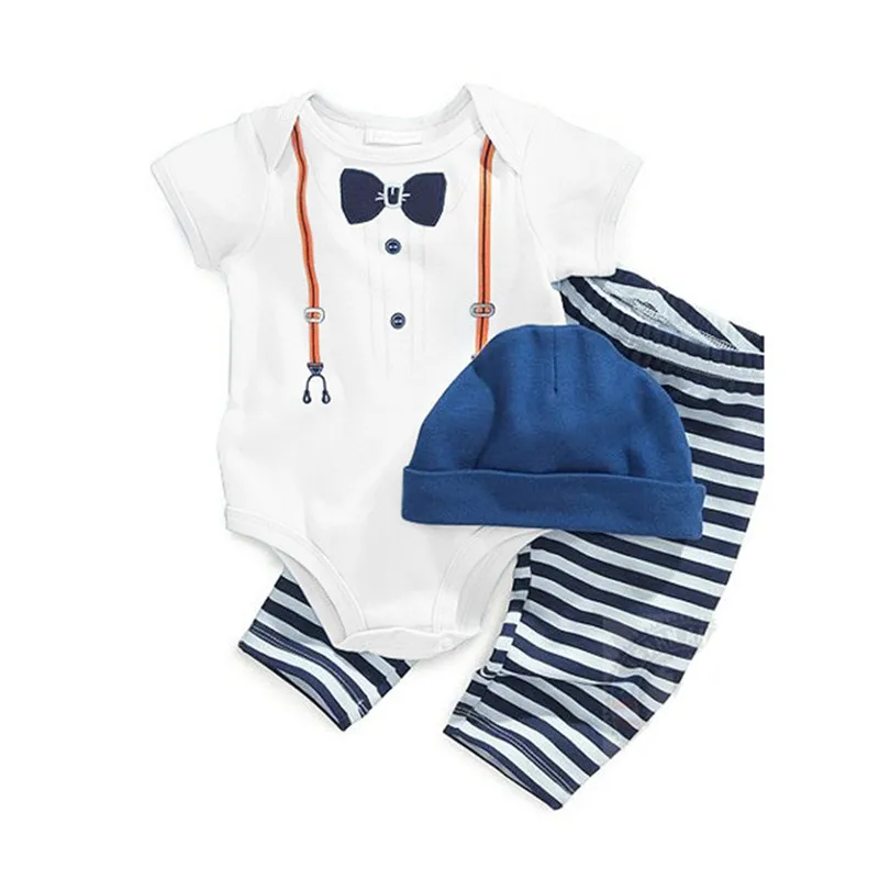 Autumn baby boy clothing set Newborn Clothes Sets gentleman three pieces sets (hat+t-shirt+pants)
Autumn baby boy clothing set Newborn Clothes Sets gentleman three pieces sets (hat+t-shirt+pants)