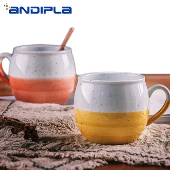 340 ml Creative Stripe Ceramic Mug Office Coffee Cup Vintage Water Cup Coffee Milk Tea Mug Breakfast Oatmeal Mug Hotel Drinkware
340 ml Creative Stripe Ceramic Mug Office Coffee Cup Vintage Water Cup Coffee Milk Tea Mug Breakfast Oatmeal Mug Hotel Drinkware