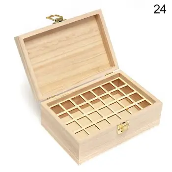 24 Slots 28 Slots Essential Oil Bottle Protective Storage Box Environment-friendly Solid Wood Storage Case
24 Slots 28 Slots Essential Oil Bottle Protective Storage Box Environment-friendly Solid Wood Storage Case