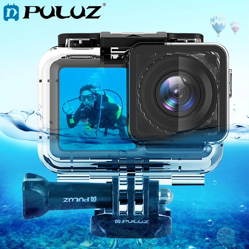 PULUZ 45m Underwater Waterproof Housing Diving Case for DJI Osmo Acition, with Buckle Basic Mount & Screw
PULUZ 45m Underwater Waterproof Housing Diving Case for DJI Osmo Acition, with Buckle Basic Mount & Screw