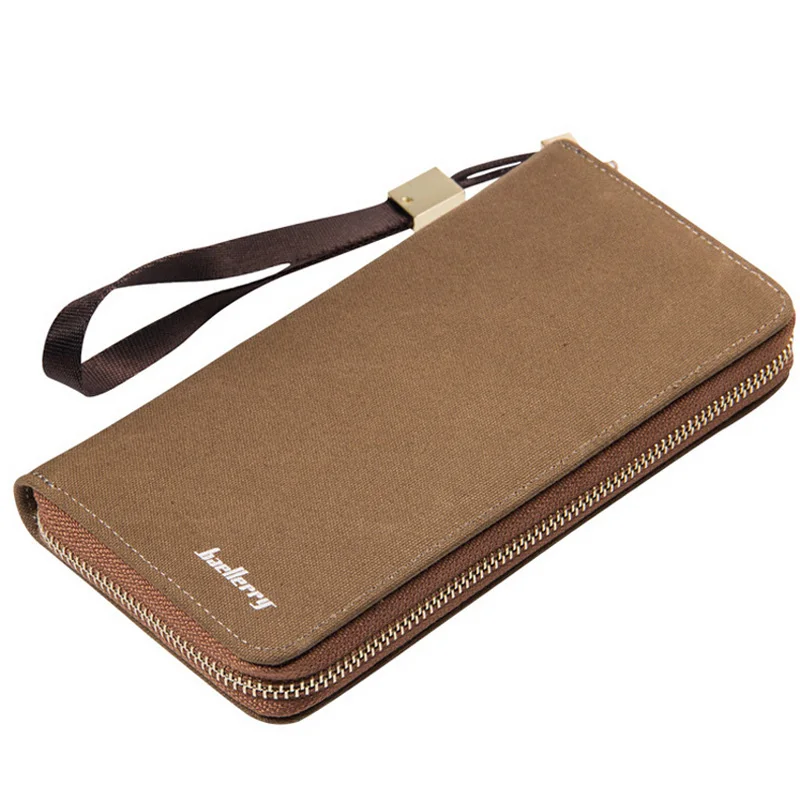 Baellerry Brand Casual Long canvas Men's wallet large capacity male clutch bag with strap purse for man
Baellerry Brand Casual Long canvas Men's wallet large capacity male clutch bag with strap purse for man
