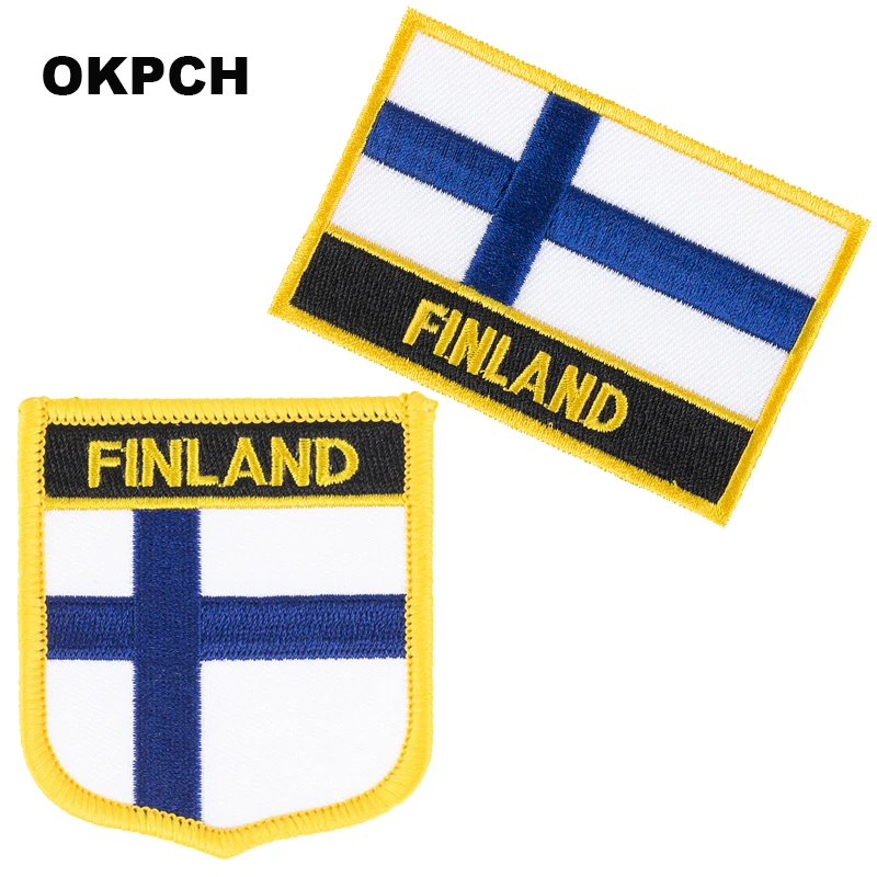 Finland Flag patches embroidered flag patches national flag patches Patches for Clothes DIY Decoration PT0061-2
Finland Flag patches embroidered flag patches national flag patches Patches for Clothes DIY Decoration PT0061-2
