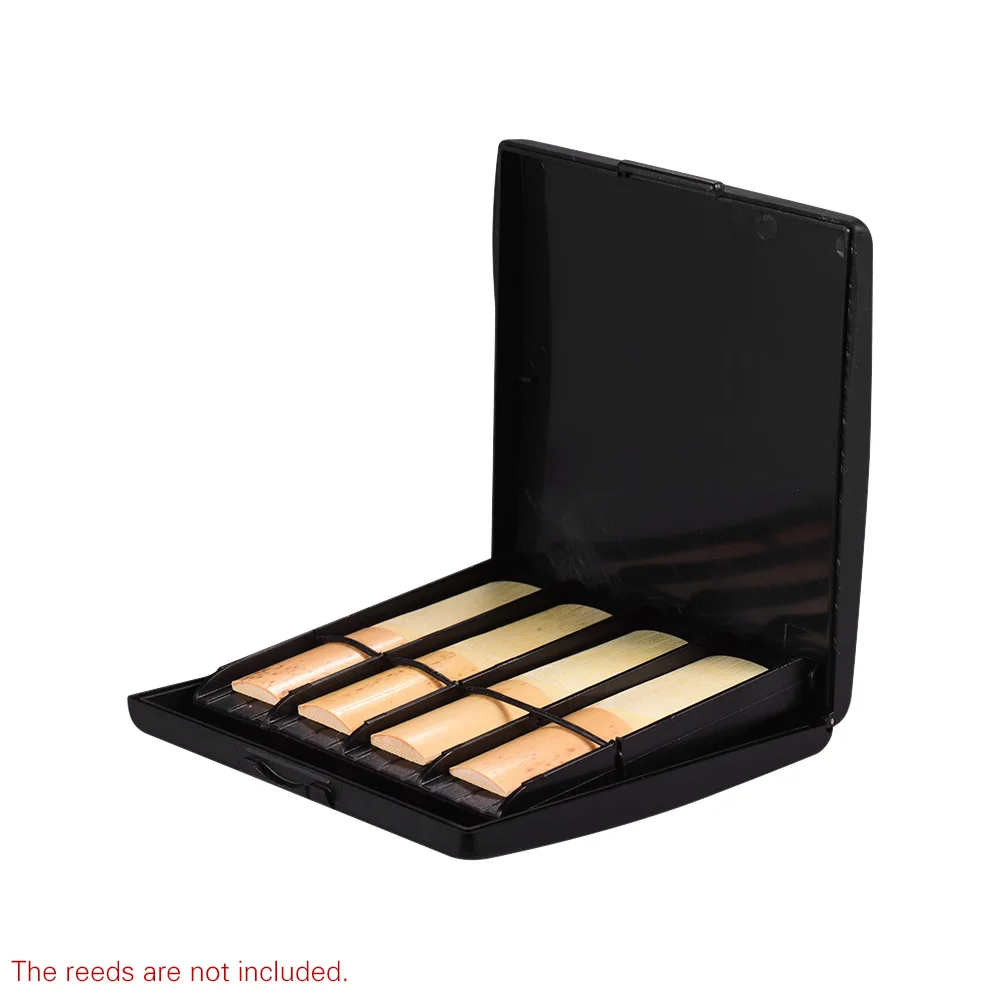 Reeds Case Holder Box ABS 8pcs Reeds Capacity Black Color for Saxophone Sax Clarinet Reeds Musical Instrument Accessories
Reeds Case Holder Box ABS 8pcs Reeds Capacity Black Color for Saxophone Sax Clarinet Reeds Musical Instrument Accessories
