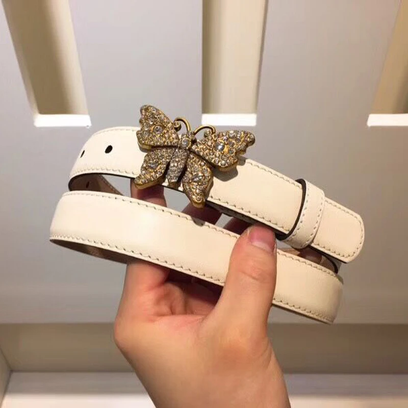 2019 brand designer women fashion rhinestone butterfly buckle genuine leather belts female real leather belt jc3206
2019 brand designer women fashion rhinestone butterfly buckle genuine leather belts female real leather belt jc3206