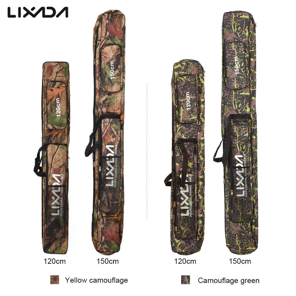 Lixada 120/ 150cm Fishing Bags Folding Two Layer oxford fabric Rod Storage Multifunction Fishing Shoulder Bags Fishing Tackle
Lixada 120/ 150cm Fishing Bags Folding Two Layer oxford fabric Rod Storage Multifunction Fishing Shoulder Bags Fishing Tackle