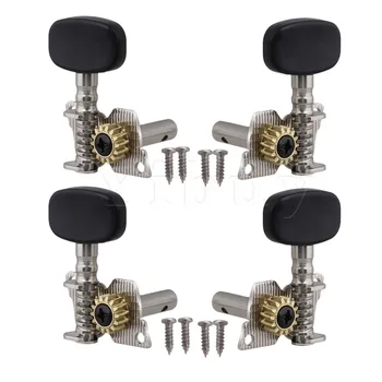 Yibuy 2R2L Tuning Peg Machine Head TUNERS for UKULELE 4 String Guitar w/ black Button
Yibuy 2R2L Tuning Peg Machine Head TUNERS for UKULELE 4 String Guitar w/ black Button