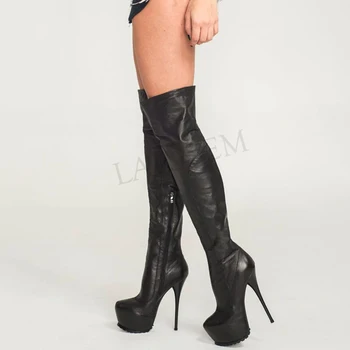 LAIGZEM SUPER 2020 Over Knee High Women's Platform Boots Side Zip Stiletto High Heels Shoes Woman Botines Mujer Large Size 34-52
LAIGZEM SUPER 2020 Over Knee High Women's Platform Boots Side Zip Stiletto High Heels Shoes Woman Botines Mujer Large Size 34-52