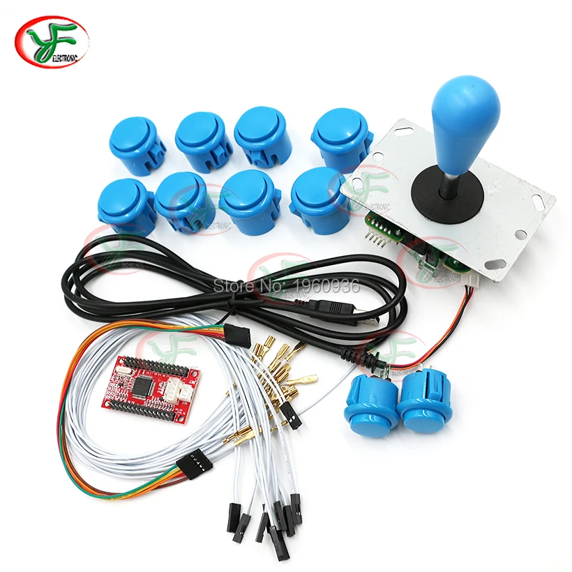 PC /PS3 Android Phone USB Joystick Controller+ 5Pin Copy SANWA Joystick +30mm /24mm Arcade Push Button DIY K
PC /PS3 Android Phone USB Joystick Controller+ 5Pin Copy SANWA Joystick +30mm /24mm Arcade Push Button DIY K