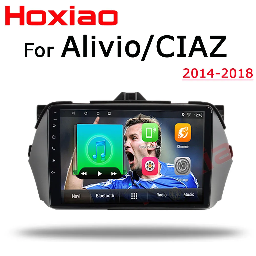 Автомобильный Android dvd плеер для SUZUKI Alivio/CIAZ 2014 2018 9 дюймов gps навигация wifi Can Bus BT RDS 2 din