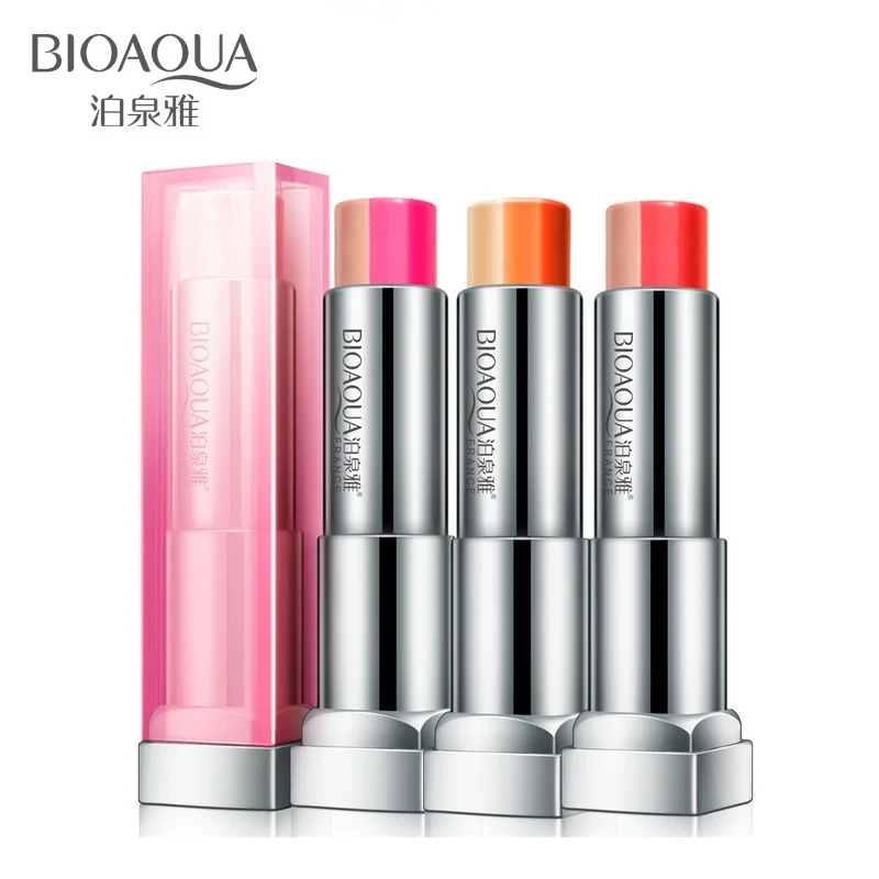 BIOAQUA Official selling gradual change Bite lips Moisturizing Three color lipstick lip gloss Persistent Makeup
BIOAQUA Official selling gradual change Bite lips Moisturizing Three color lipstick lip gloss Persistent Makeup
