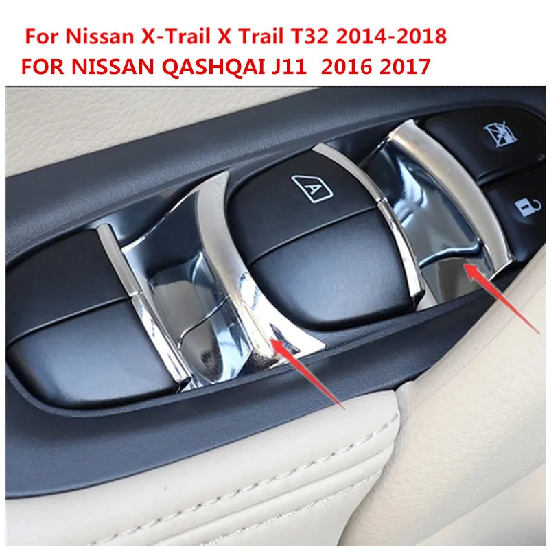 Car Styling Door Window Lifter Sequins Trims ABS Plating Chrome Trim For Nissan X-Trail T32 2014-2018 QASHQAI 2016+ Car Styling
Car Styling Door Window Lifter Sequins Trims ABS Plating Chrome Trim For Nissan X-Trail T32 2014-2018 QASHQAI 2016+ Car Styling
