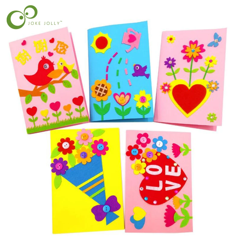 4 Sets Children Cartoon DIY Sticker Toys Non-Woven Collage Cute DIY Greeting Card Craft Decoration Stickers Educational Toys GYH
4 Sets Children Cartoon DIY Sticker Toys Non-Woven Collage Cute DIY Greeting Card Craft Decoration Stickers Educational Toys GYH