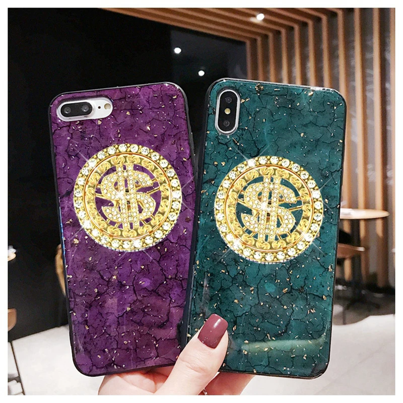 3D shiny diamonds rotating dollar marbled silicone cover for iphone MAX XS XR 7 8 plus for samsung S8 9 10 plus Note8 9 case
3D shiny diamonds rotating dollar marbled silicone cover for iphone MAX XS XR 7 8 plus for samsung S8 9 10 plus Note8 9 case